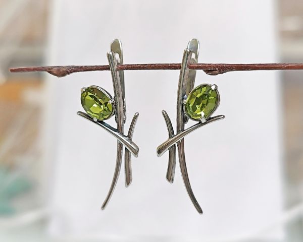 Earrings "Stroke"