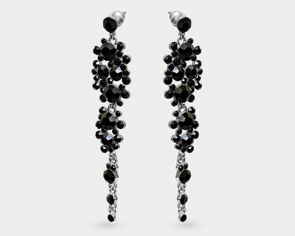 Earrings with Czech crystals