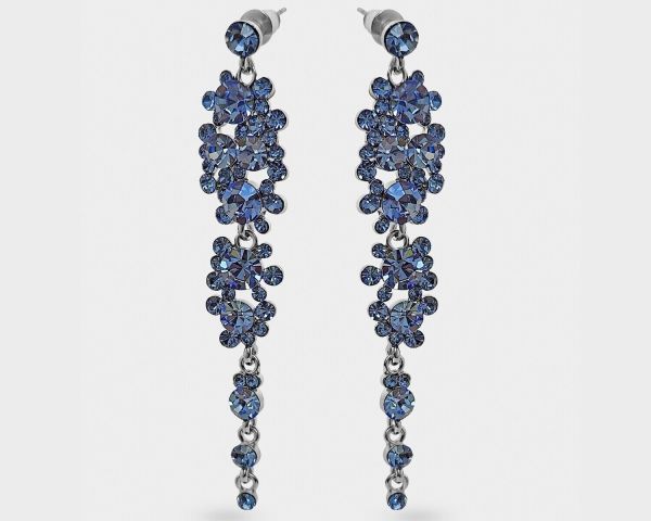 Earrings with Czech crystals