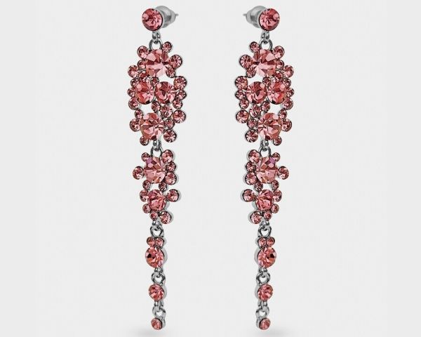 Earrings with Czech crystals