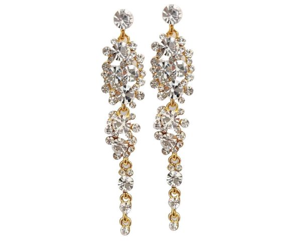 Earrings with Czech crystals