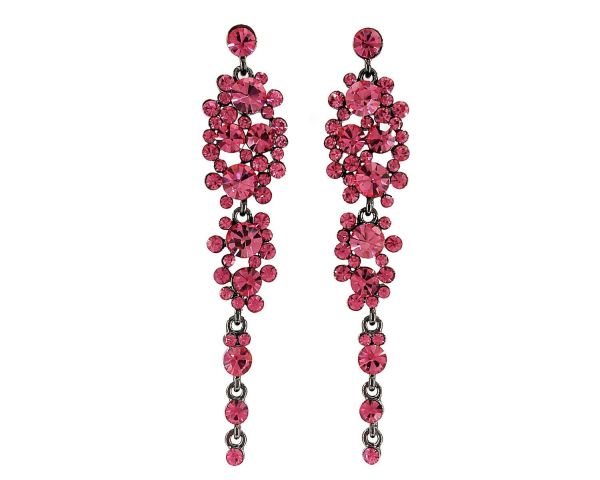 Earrings with Czech crystals