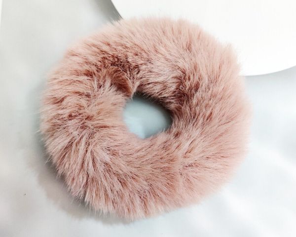 Fur hair band