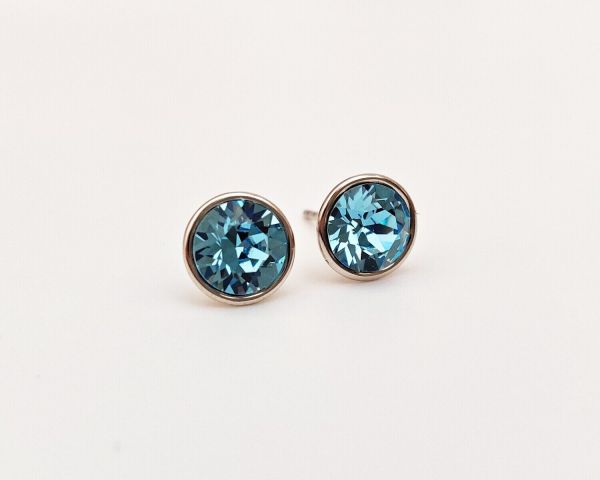 Earrings with Swarovski crystals