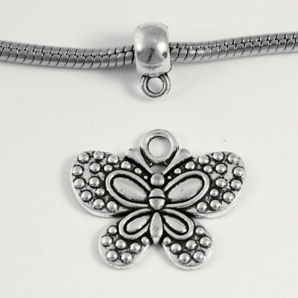 Pendant Butterfly 2.5 cm (without bail) X 521