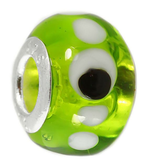 Charm Bead Green X 23