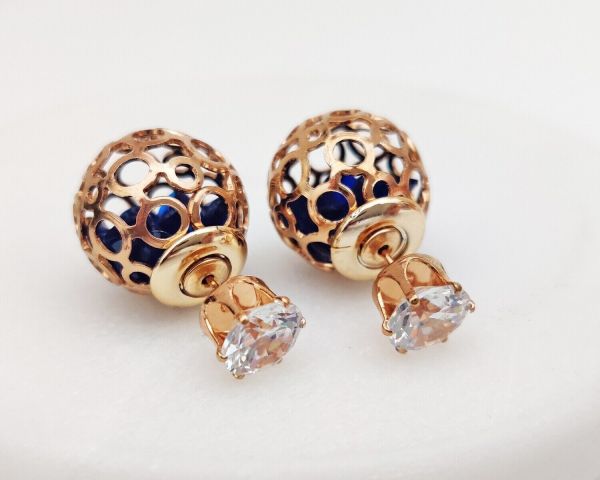 Dior style earrings