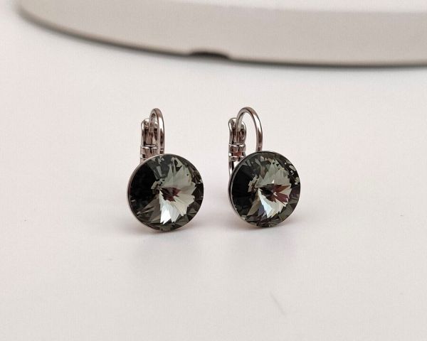 Earrings with Swarovski crystals