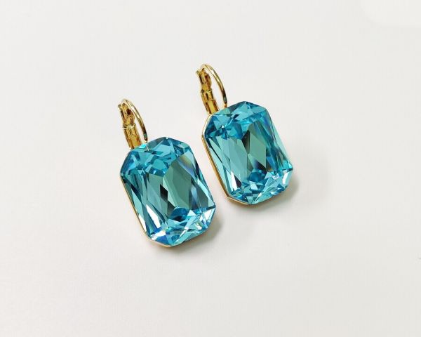 Earrings with Czech crystals