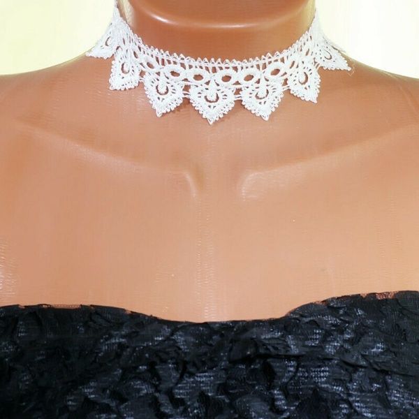 Textile necklace N579000080