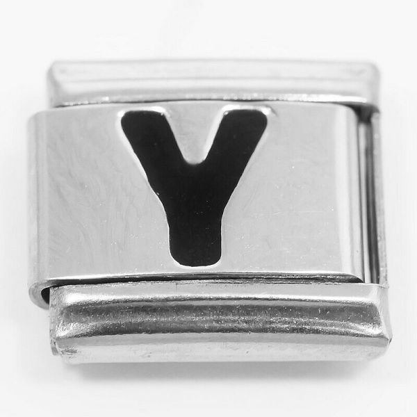 Link for stackable bracelets (Letter Y)