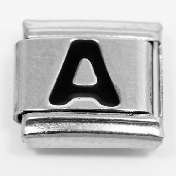 Link for stackable bracelets (Letter A)