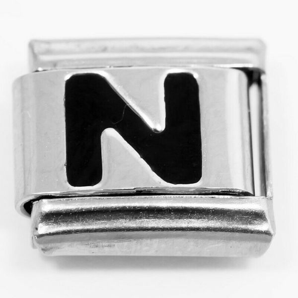 Link for bracelets (Letter N)