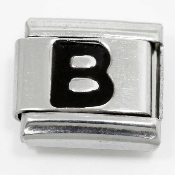 Link for stackable bracelets (Letter B)