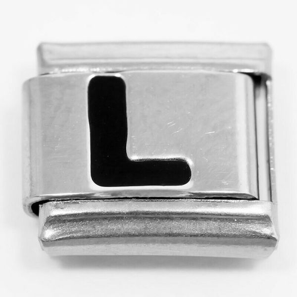 Link for stackable bracelets (Letter L)