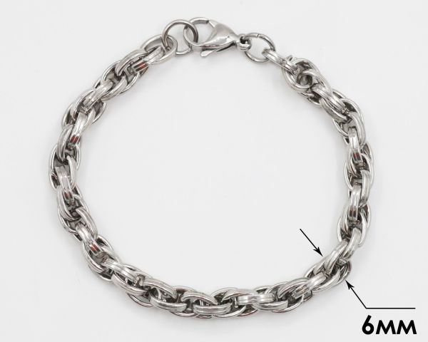 Steel bracelet