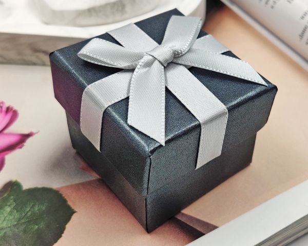 Gift box with ribbon