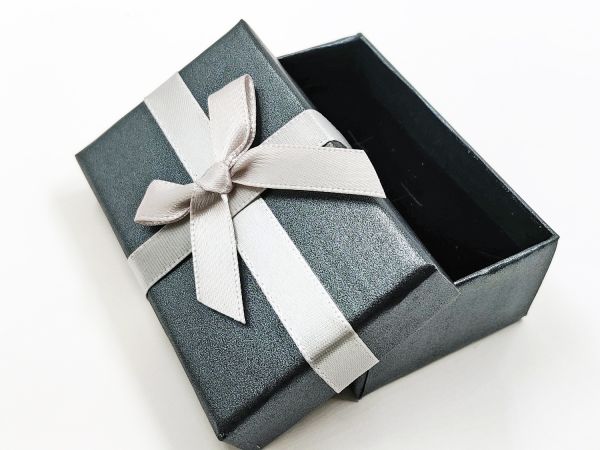 Gift box with ribbon