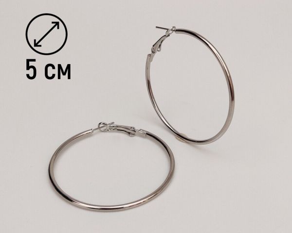 Hoop earrings