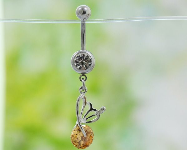 Navel piercing F407