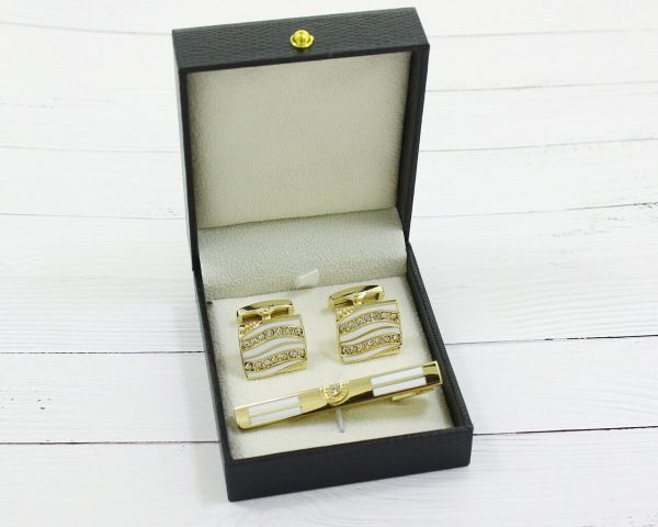 Set Tie Clip and Cufflinks F464712007420