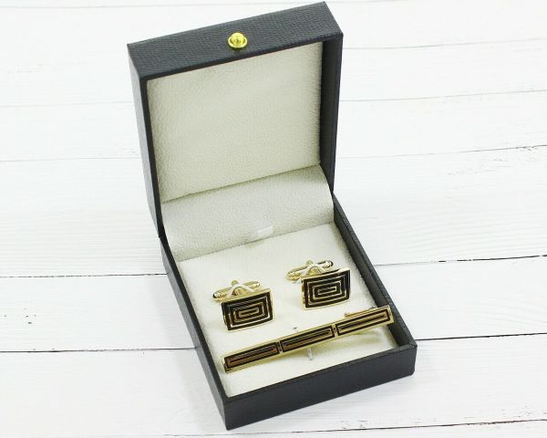 Set Tie Clip and Cufflinks F46679907360