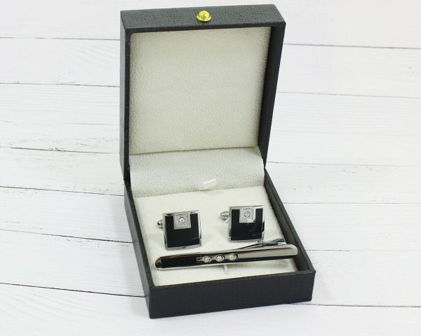 Set Tie Clip and Cufflinks F485711007370