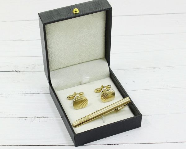 Set Tie Clip and Cufflinks F48779507340