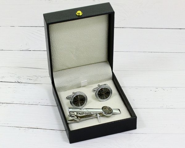 Set Tie Clip and Cufflinks F491711007380