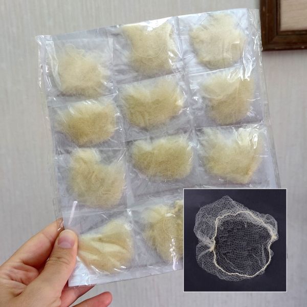 Spider web hair net (12pcs)