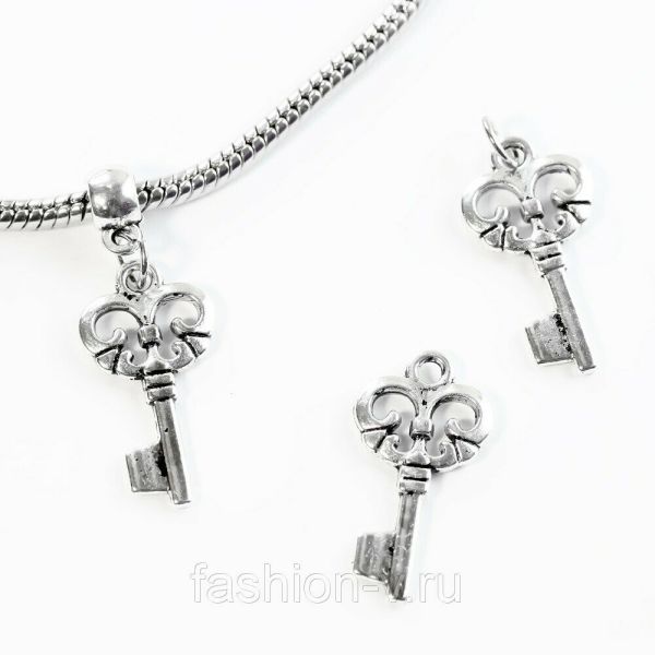 Pendant key, silver (without bail) X 538