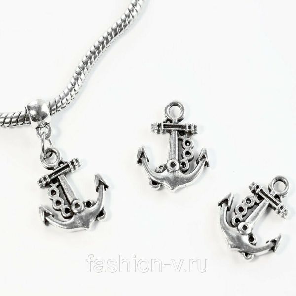 Pendant Anchor, silver (without bail) X 536