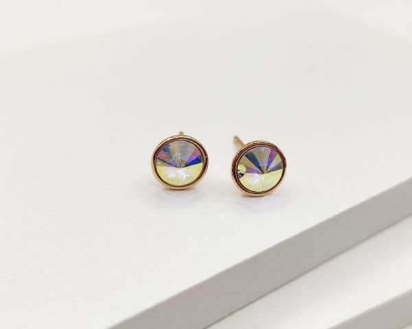 Earrings with Swarovski crystals