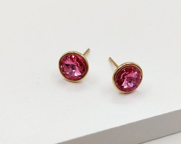 Earrings with Swarovski crystals