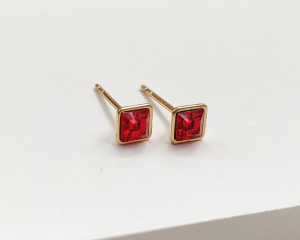 Earrings with Swarovski Crystals Studs