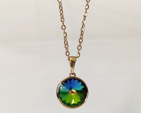 Pendant with Swarovski crystals