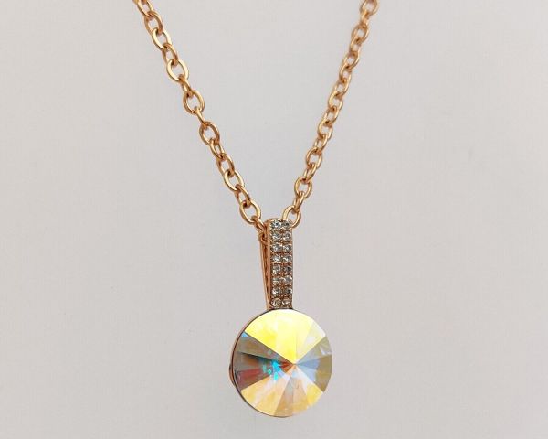 Pendant with Swarovski crystals