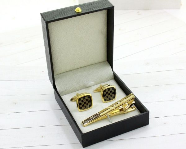 Set Tie Clip and Cufflinks F492711007380