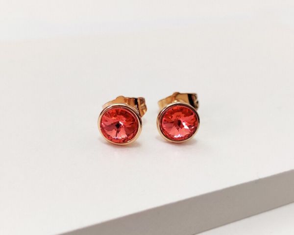 Earrings with Swarovski crystals