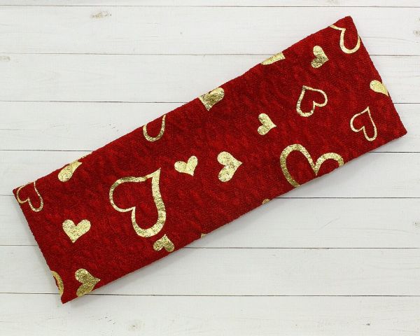 Heart Headband (Burgundy)