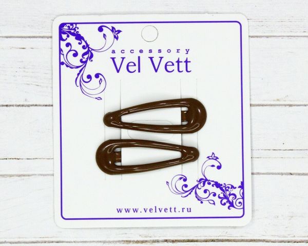 Hairpin - clip F6291740714 (3 cm) (2 pcs. in pack)