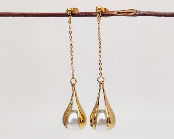 Steel earrings