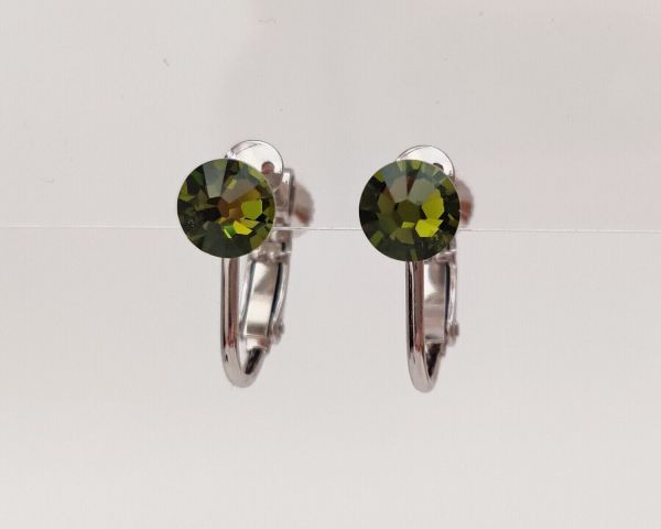 Earrings with Swarovski crystals