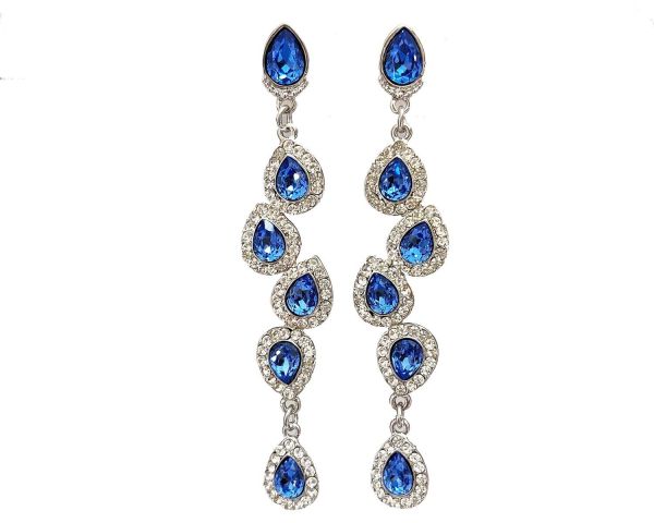 Earrings with Czech crystals