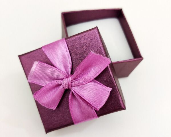 Gift box with ribbon