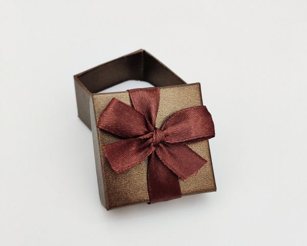 Gift box with ribbon