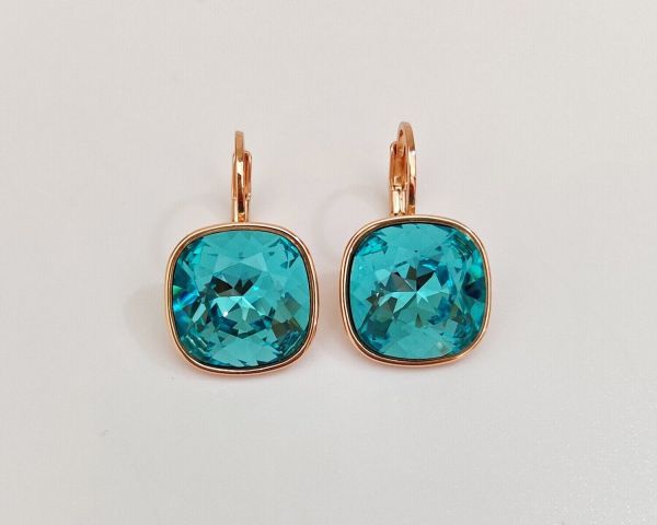 Earrings with Swarovski crystals