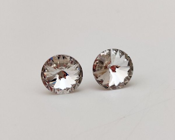 Earrings with Swarovski crystals