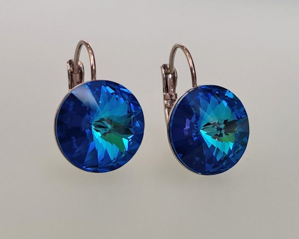 Earrings with Swarovski crystals