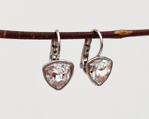 Earrings with Swarovski crystals